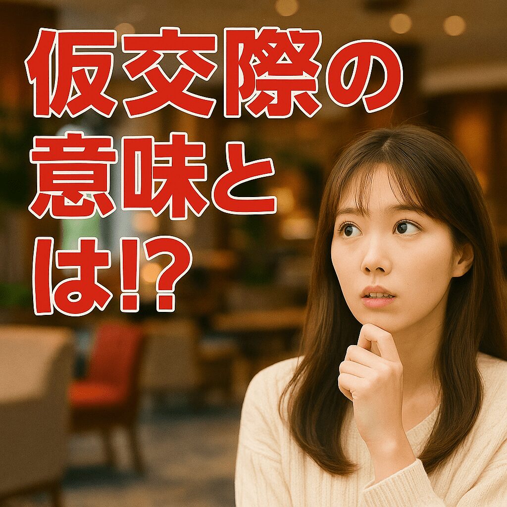 仮交際で何をすればいいの？改めて考えてみよう！