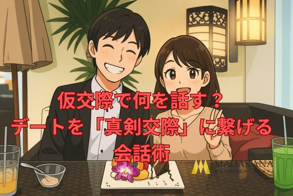 仮交際で何を話す?デートを「真剣交際」に繋げる会話術