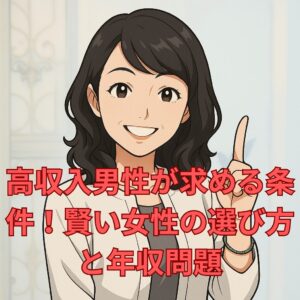 高収入男性が求める条件！賢い女性の選び方と年収問題